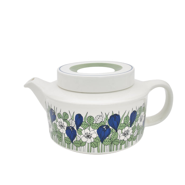 Arabia Krokus Coloured Tea Pot, vintage tea pot Arabia
