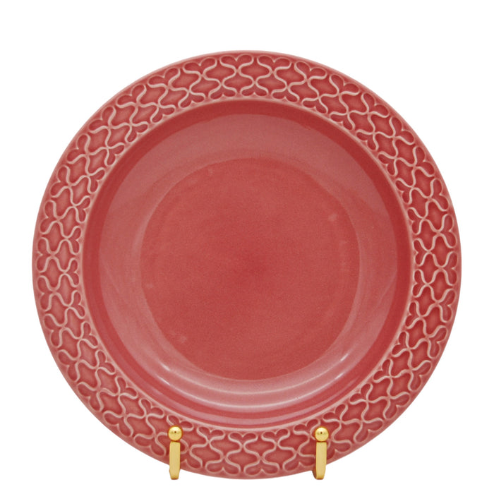 J.H. Quistgaard Cordial Palet Soup Plate pink Ø 21cm, vintage soup plate Quistgaard Cordial Palet