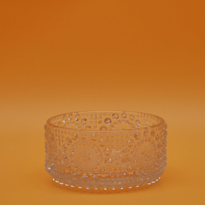 Riihimäen Grapponia Clear Bowl Ø 9,5cm, vintage bowl Riihimäen