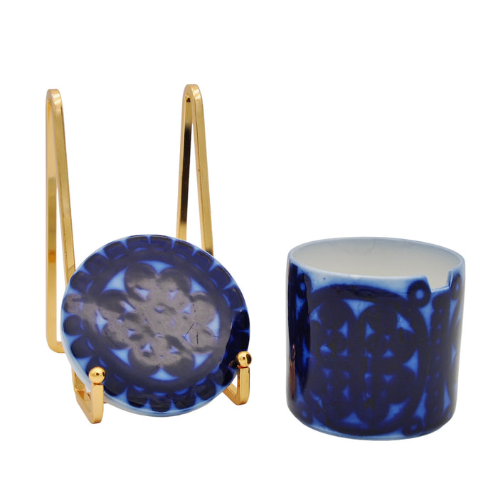 Gustavsberg Blå Husar Sugar Bowl, vintage sugar bowl Gustavsberg