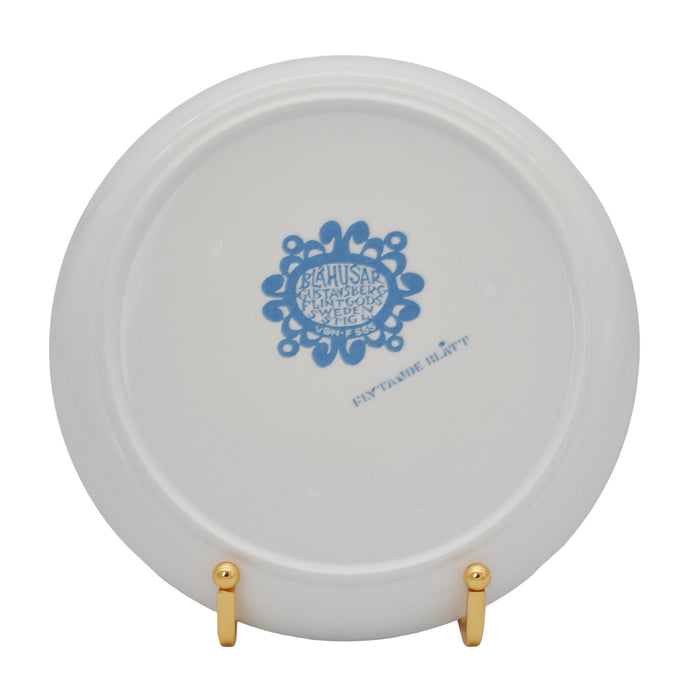 Gustavsberg Blå Husar Plate Ø 18cm, vintage Plate Gustavsberg