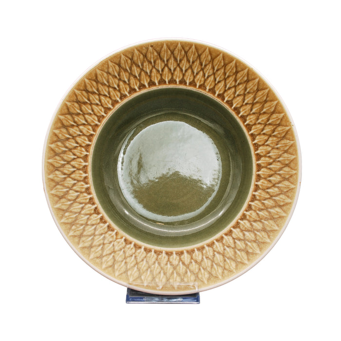 J.H. Quistgaard Relief Soup Plate Ø 22cm, vintage soup plate Quistgaard Kronjyden