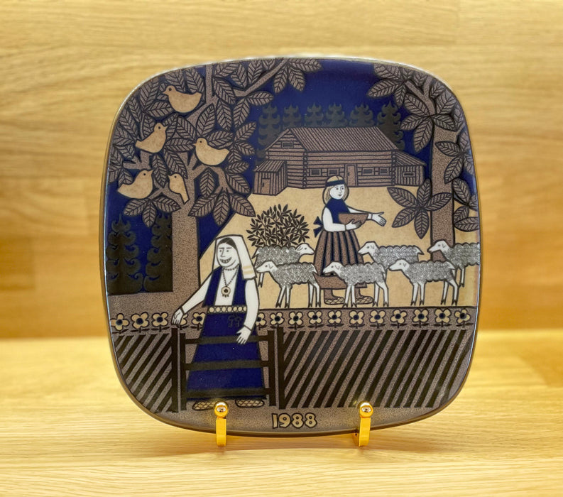 Arabia Kalevala Year Plate 1988 Kalevala year plate Arabia