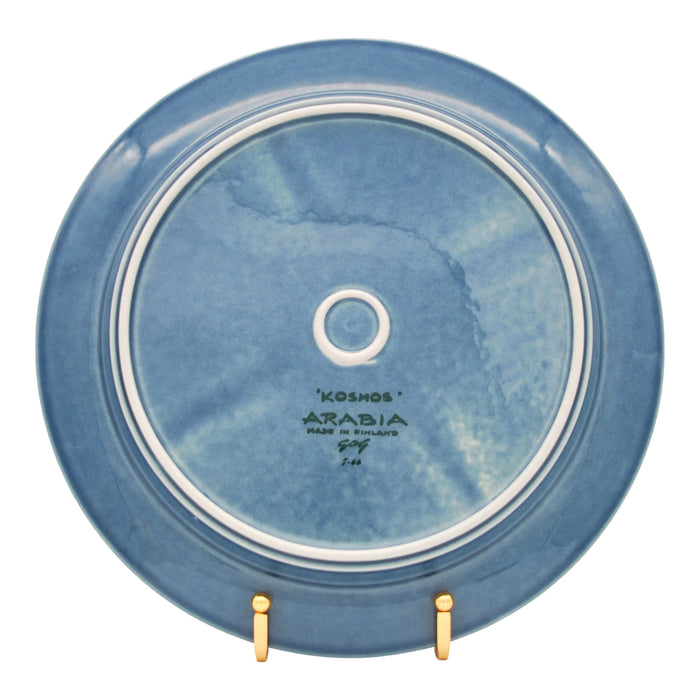 Arabia Blue Kosmos Plate Ø 25,5cm, vintage Plate Arabia