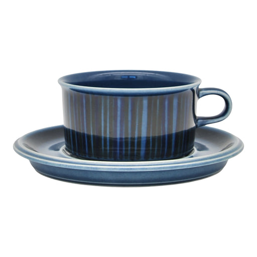 Arabia Blue Kosmos Tea Cup 0,28 l, vintage tea cup Arabia