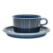 Arabia Blue Kosmos Tea Cup 0,28 l, vintage tea cup Arabia