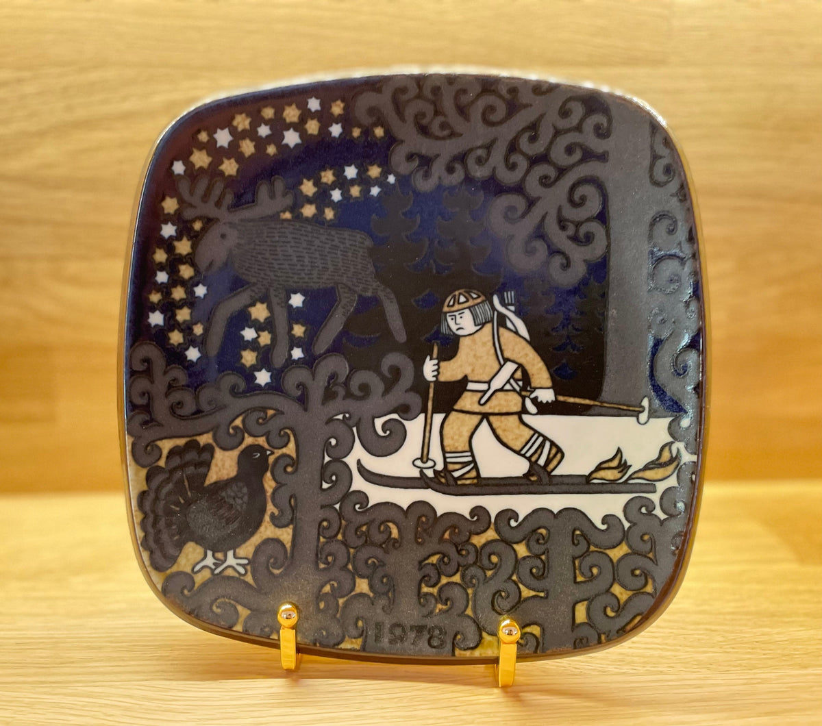 アラビア　イヤープレート　工場見学お土産　6cm 楽天市場】アラビア arabia Kalevala カレワラ イヤープレート